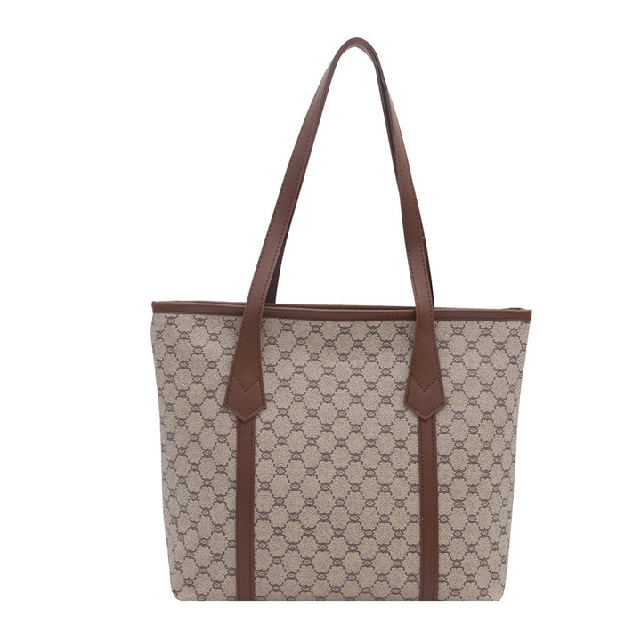 Elegante geometrisch gemusterte Einkaufstasche