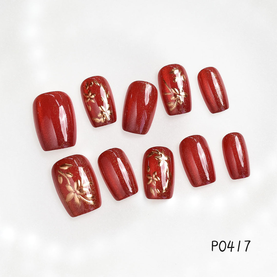 Künstlerisches Nagelkunst Press-On Nägel Set