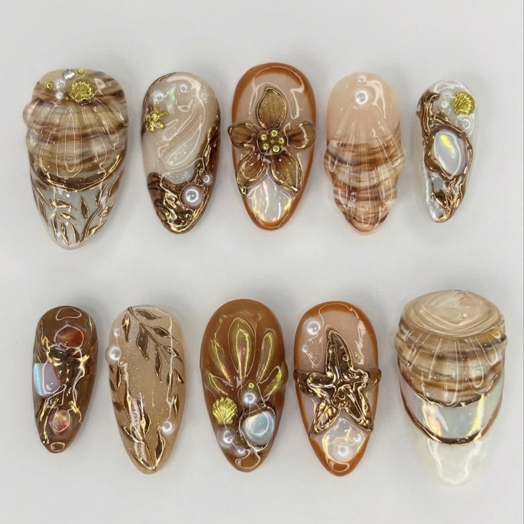 Elegante und Verzierten Kunstnagelset Karnz