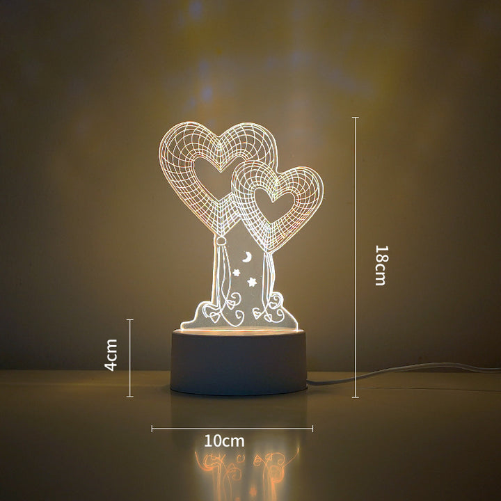 LED Tiger Figur Dekorative Lampe