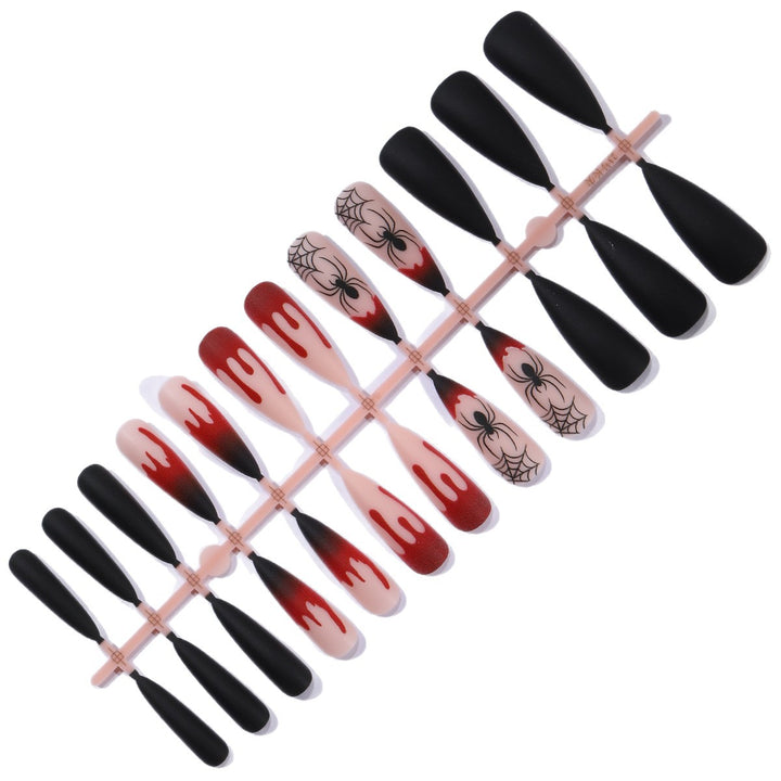 Gothic Halloween-Themen Stiletto Nagel Kunst Verlängerungen Karnz 1789713400