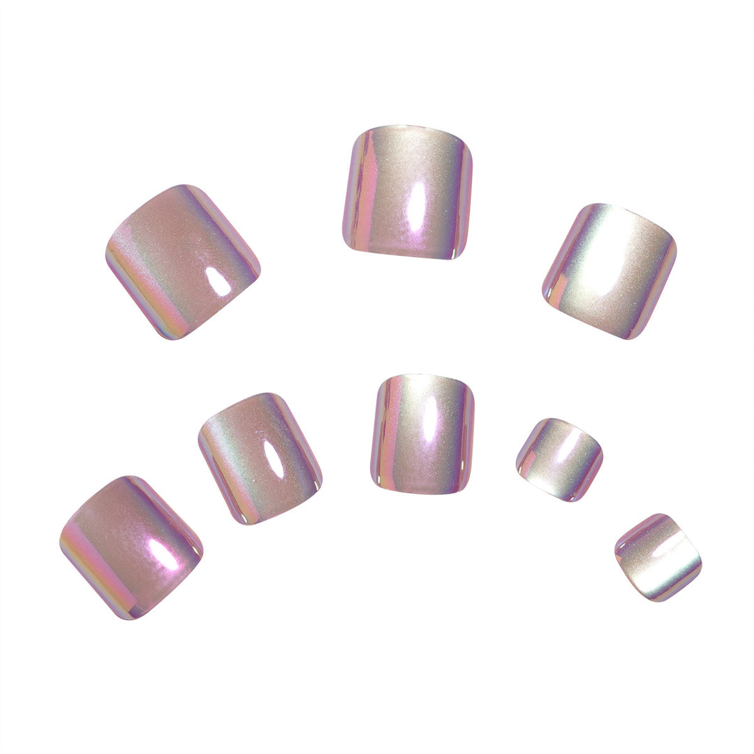 Iridescent Press-On Nail Art Set Karnz