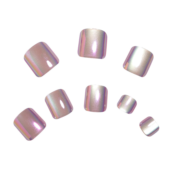 Iridescent Press-On Nail Art Set Karnz