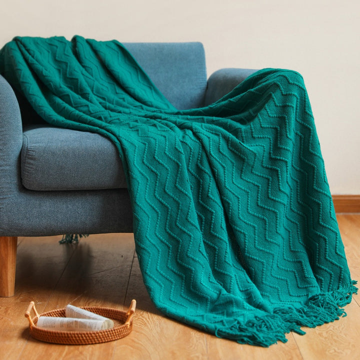 Strukturierte Gewebte Wurfdecke