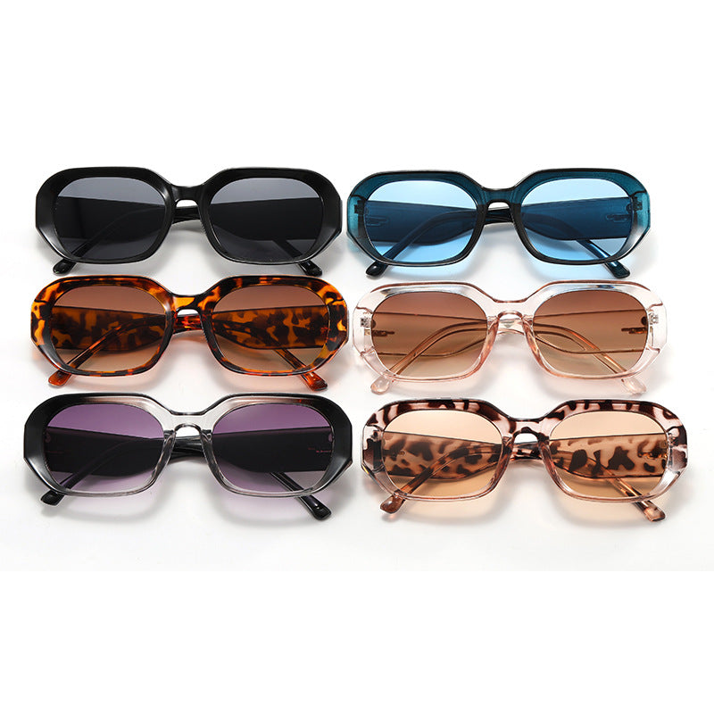 Damen modische geometrische Sonnenbrille mit robustem Design Karnz