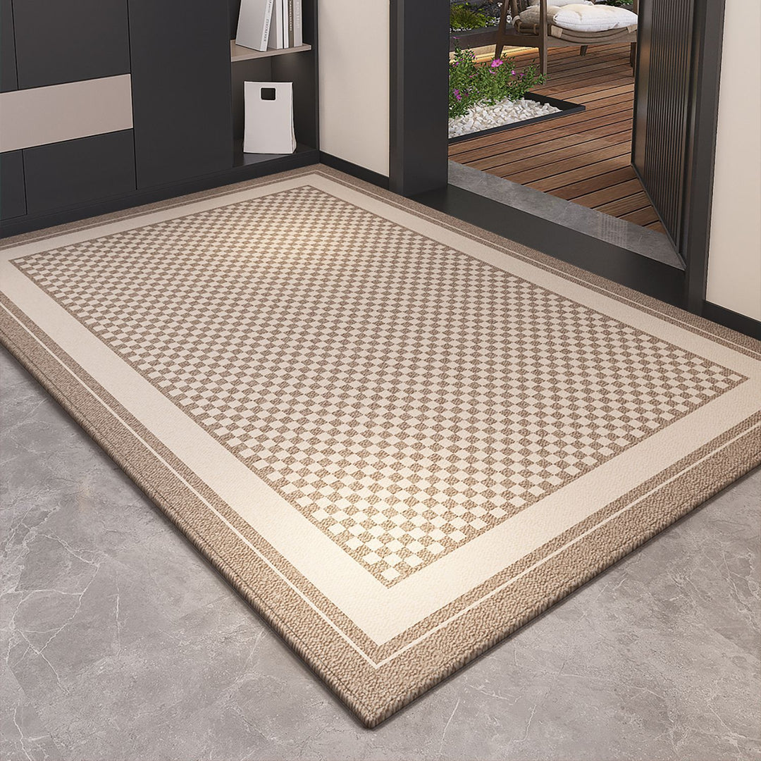 Eleganter geometrischer gemusterter Teppich