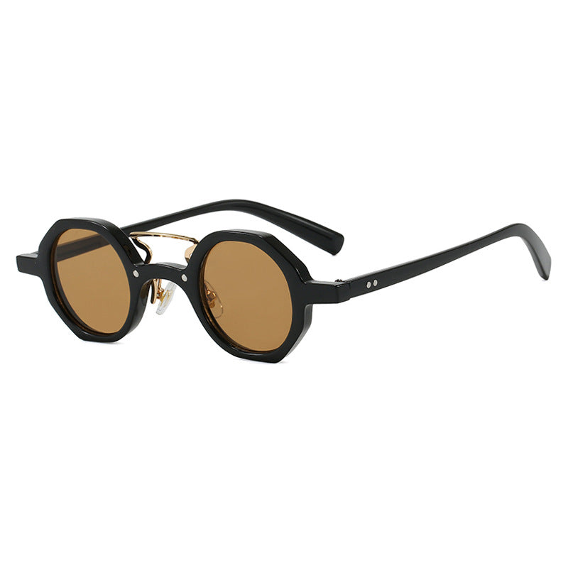 Damen stilvolle Sonnenbrille im einzigartigen achteckigen Design Karnz
