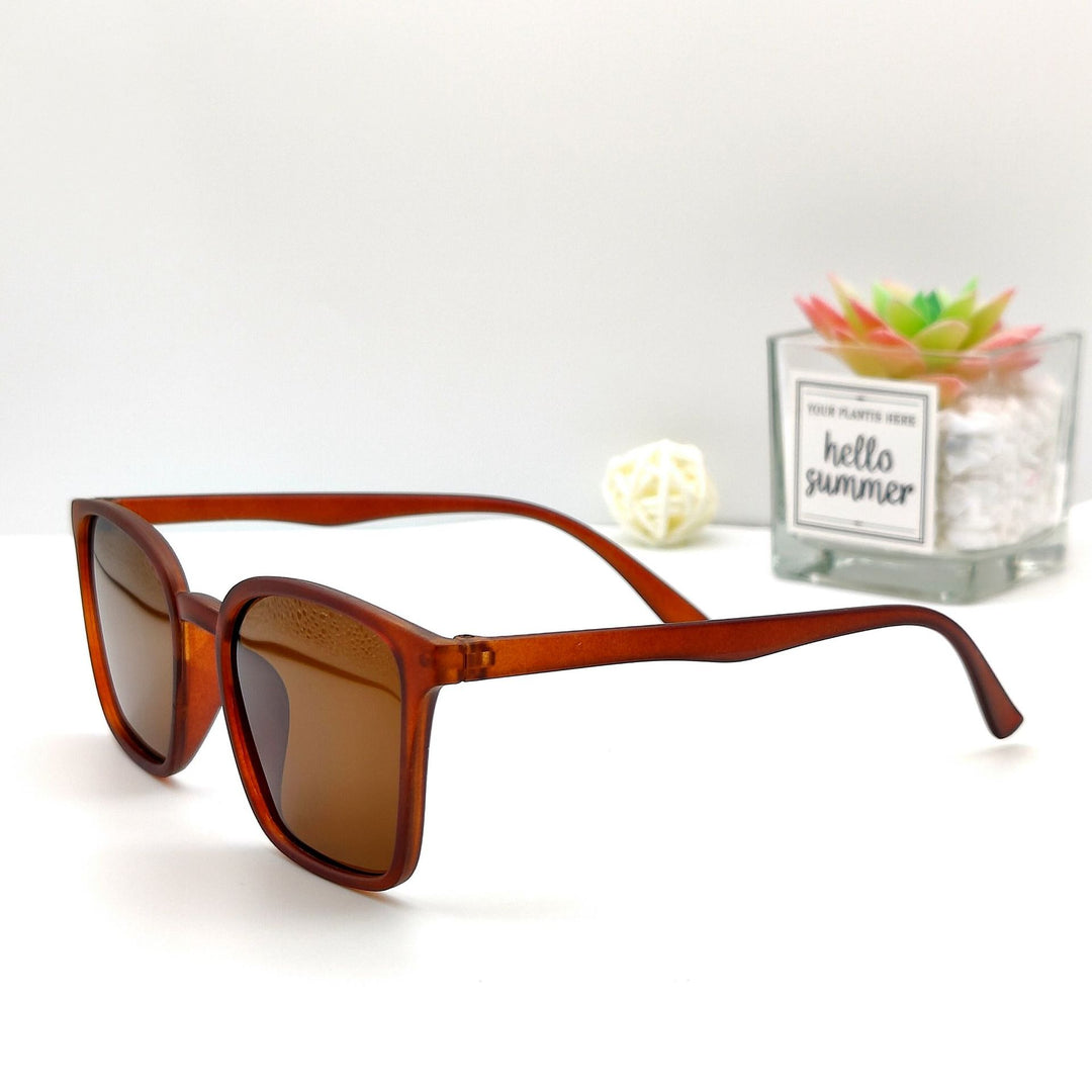 Damen vielseitige quadratische Sonnenbrille Karnz