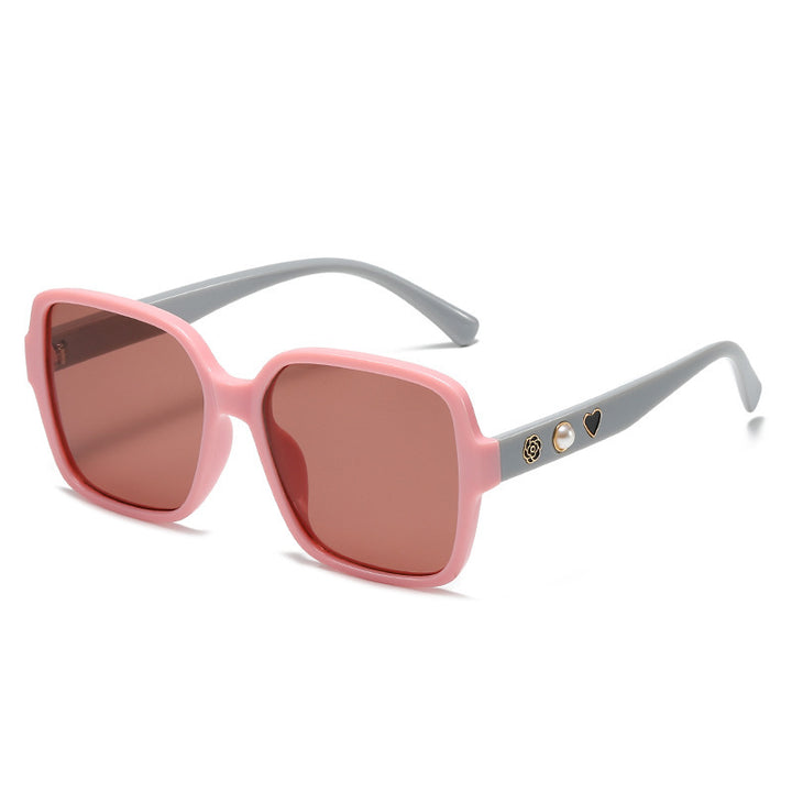 Elegante Übergroße Quadratische Fassung Brille Karnz