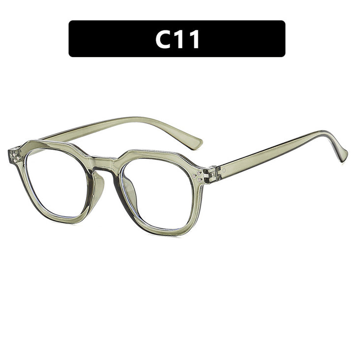 Damen modische Sonnenbrille im trendigen Hexagon-Design Karnz