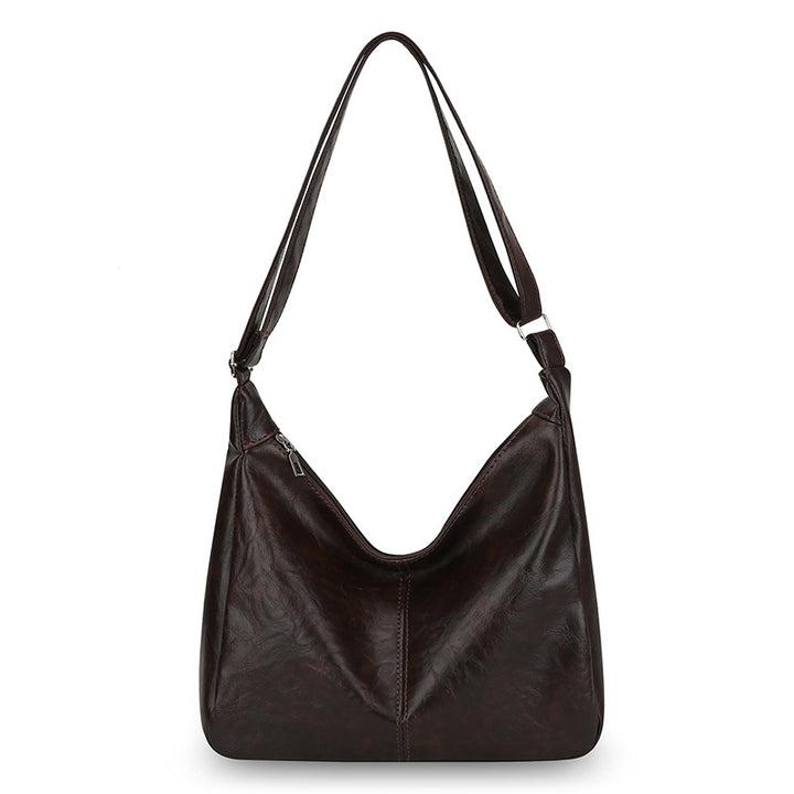 Elegante Leder Schultertasche Karnz