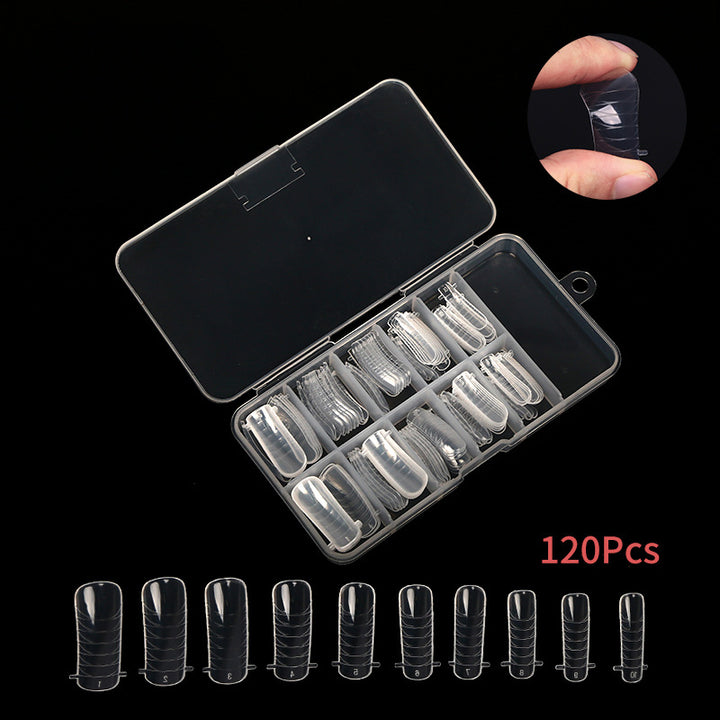 Klare Press-On Nagelspitzen Karnz