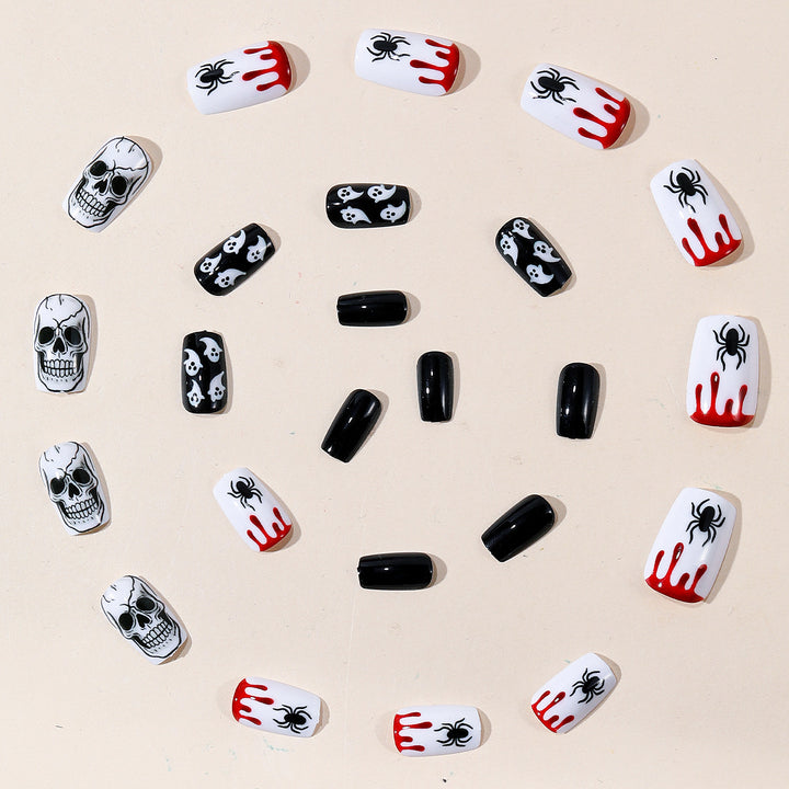 Halloween-Themen Spooky Nagelkunst Set Karnz