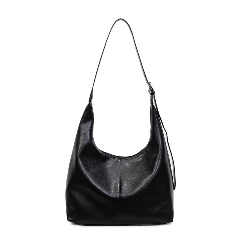 Premium Leder Slouchy Handtasche Karnz