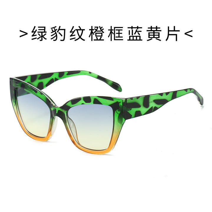 Damen Modische Sonnenbrille im trendigen Schildpattdesign Karnz