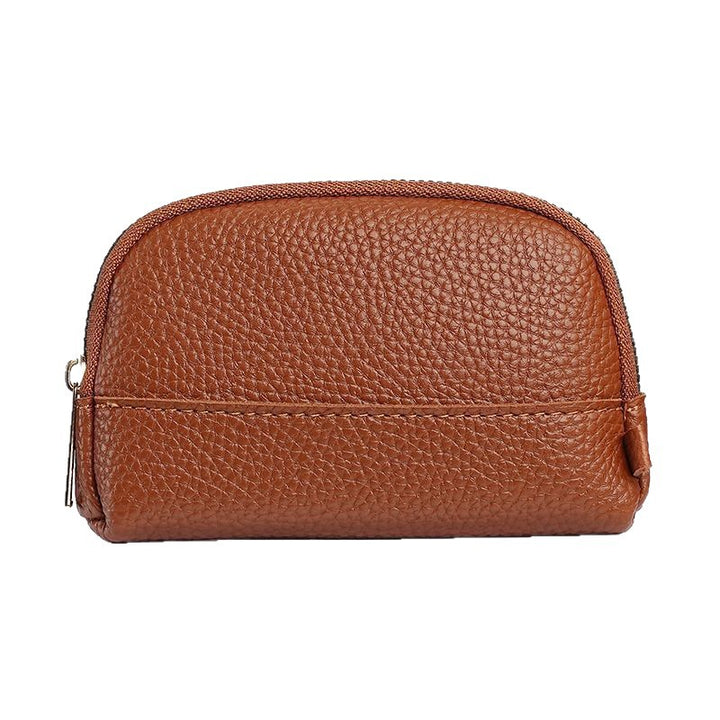 Premium Leder Reißverschluss Kosmetiktasche Karnz