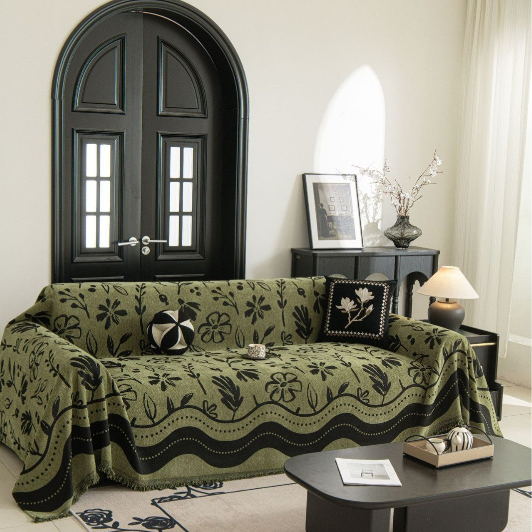 Elegante Texturierte Sofa-Decke