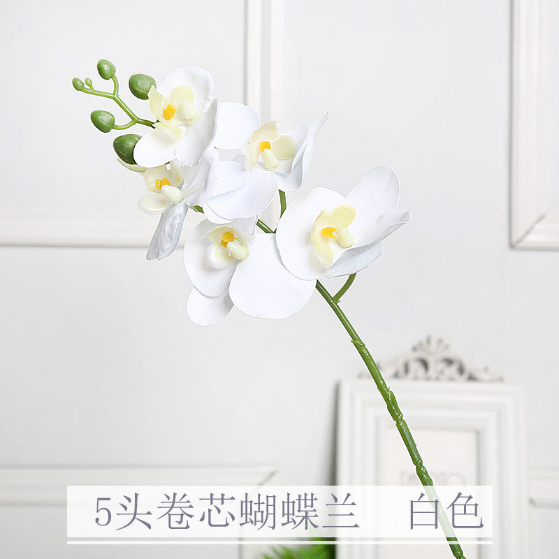 Realistische Orchideenblütenstängel