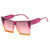 Damen geometrische Sonnenbrille mit innovative Gläsern Karnz