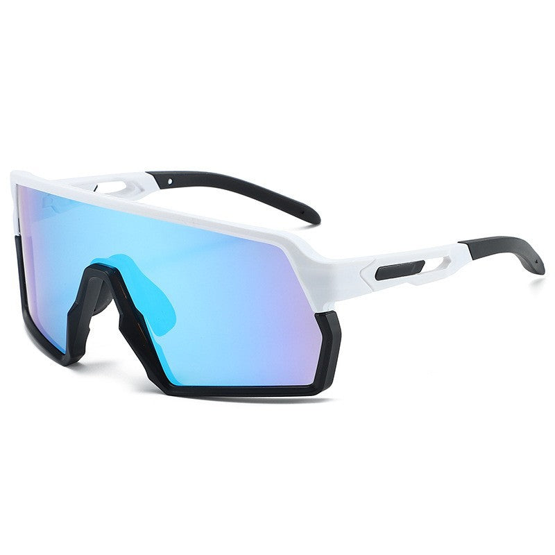 Damen Sportliche Rennbrille mit innovativem Rahmen und hochreflektierenden Gläsern Karnz