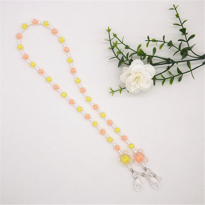 Bunte Perlenbrillenkette Karnz