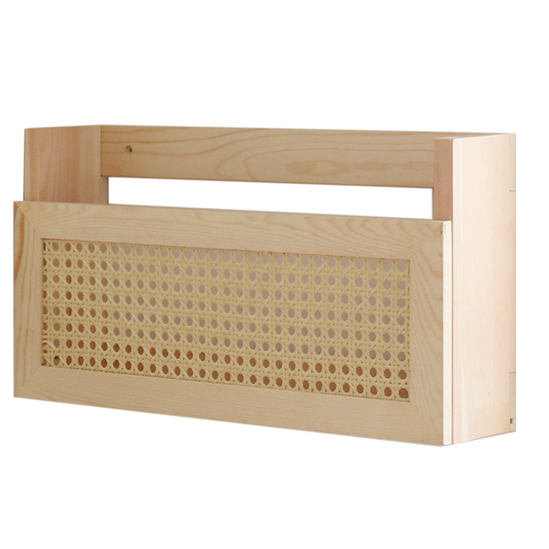 Wandmontierter Rattan-Aufbewahrungsorganisator Karnz