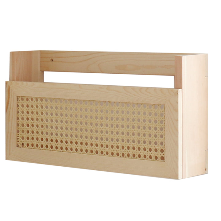 Wandmontierter Rattan-Aufbewahrungsorganisator Karnz