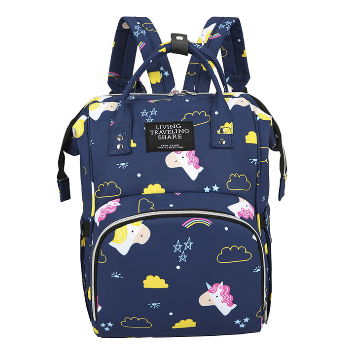Vielseitiger Blattdruck Reise-Rucksack Karnz