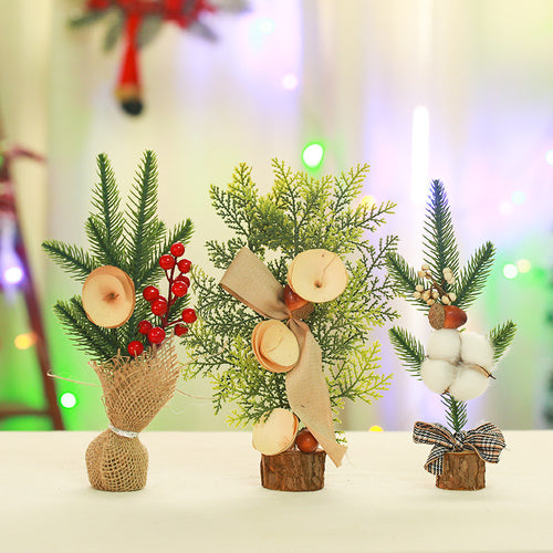 Dekorative Mini Weihnachten Tannenbaum Karnz