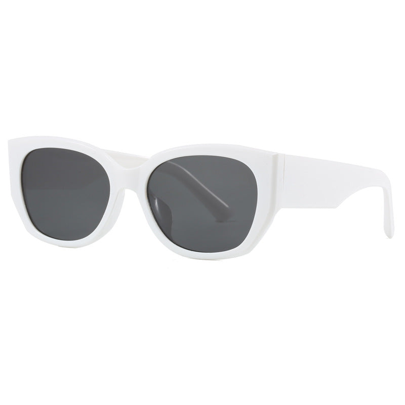 Oversized Katzenaugen-Sonnenbrille