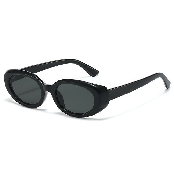 All-Day Comfort Retro Oval Sonnenbrillen Karnz