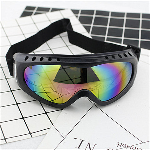 Damen Sportliche Schutzbrille mit verspiegelten Gläsern Karnz