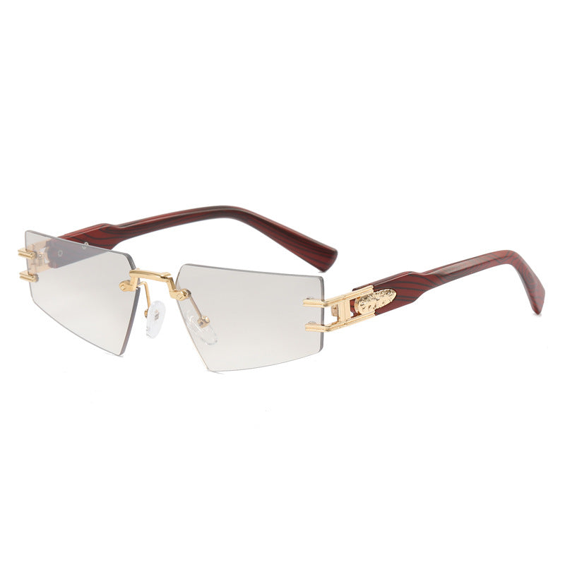 Damen modische Sonnenbrille mit eleganter quadratischer Rahmenkonstruktion und luxuriösen Details Karnz