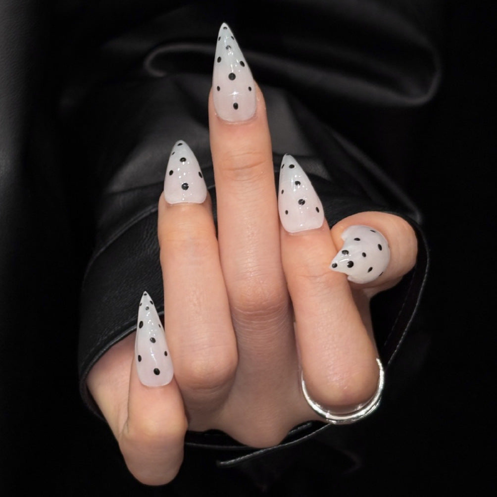 Stiletto Acryl Press-On Nagel Set mit elegantem Design
