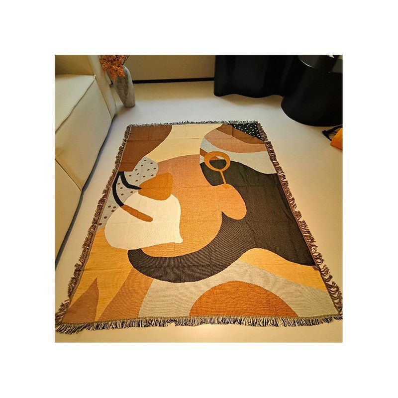 Abstracte Kunst Wurfdecke