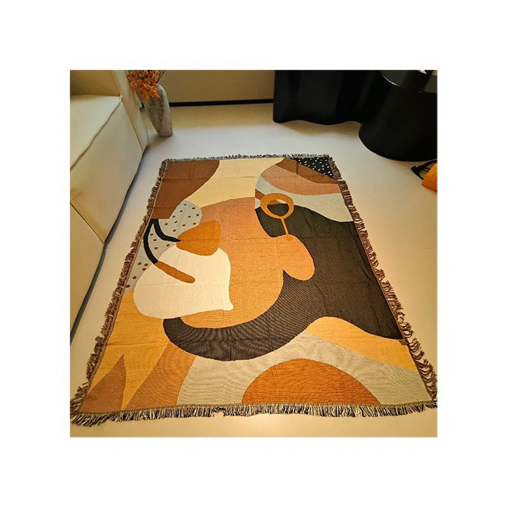 Abstracte Kunst Wurfdecke