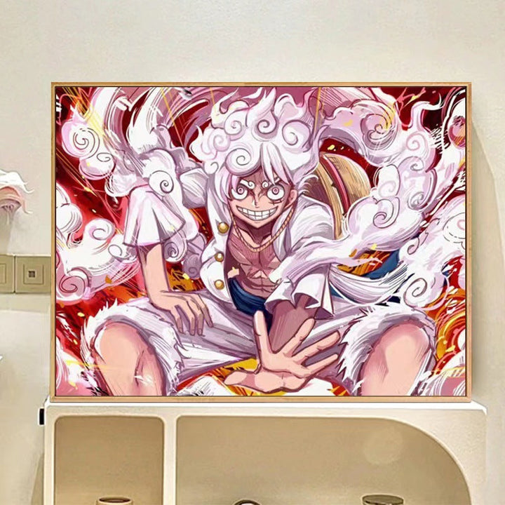 Anime-inspirierter Charakter Kunstdruck Karnz