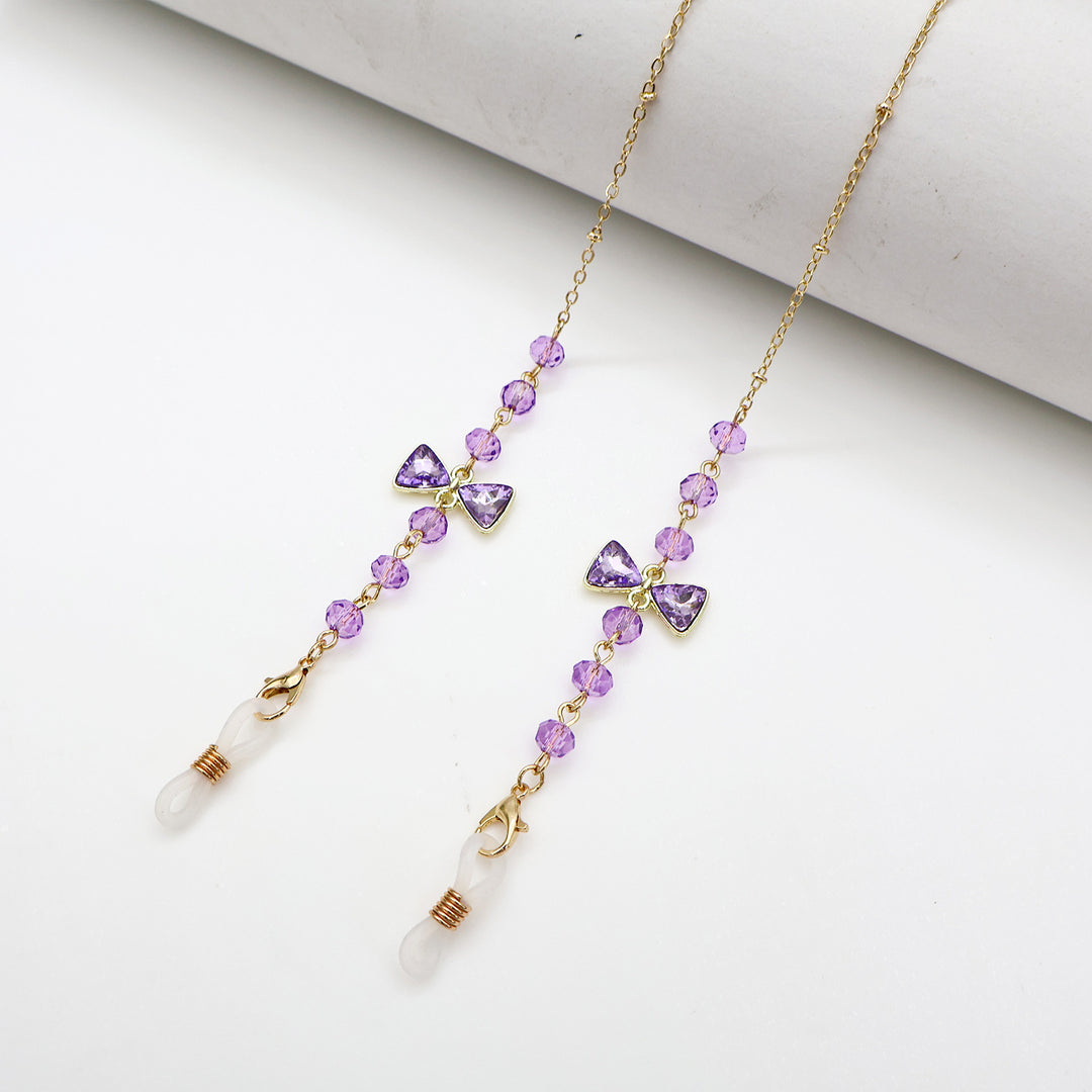 Elegante mit Schleife dekorierte Halskette Karnz
