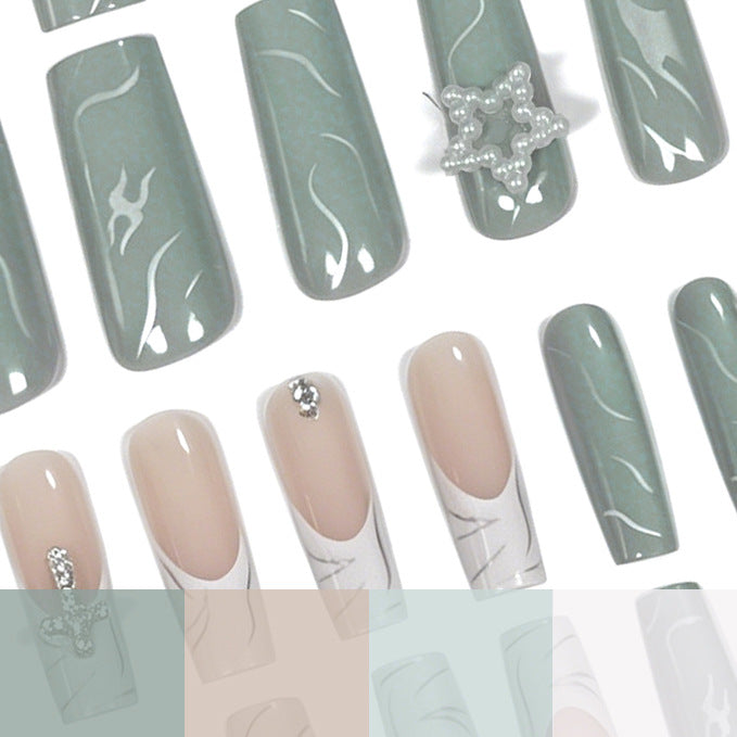 Elegante dekorative Acryl-Nagelverlängerungen Karnz