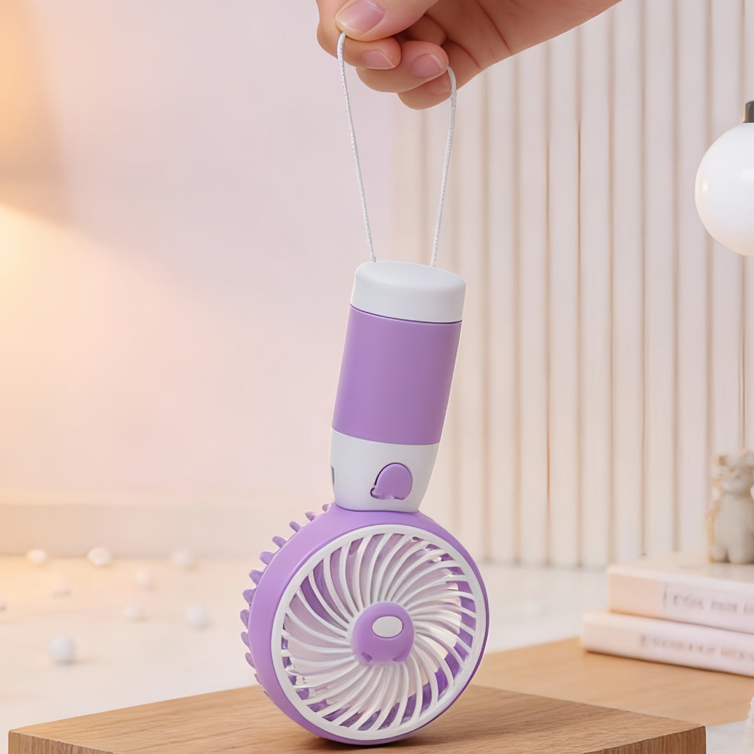 Unisex Tragbarer Handventilator mit niedlichem Bärenmotiv Karnz
