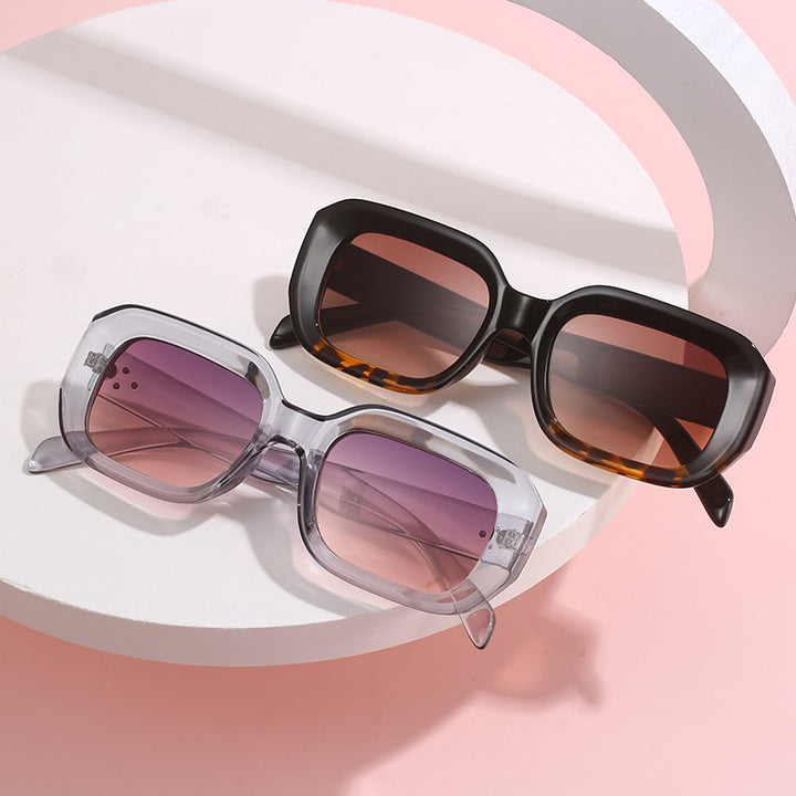 Damen oversized quadratische Sonnenbrille mit trendigem Design Karnz
