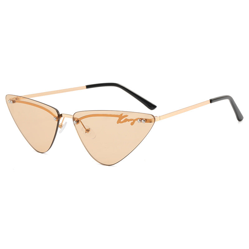 Damen Trendige Cat-Eye Sonnenbrille mit femininem Rahmen Karnz