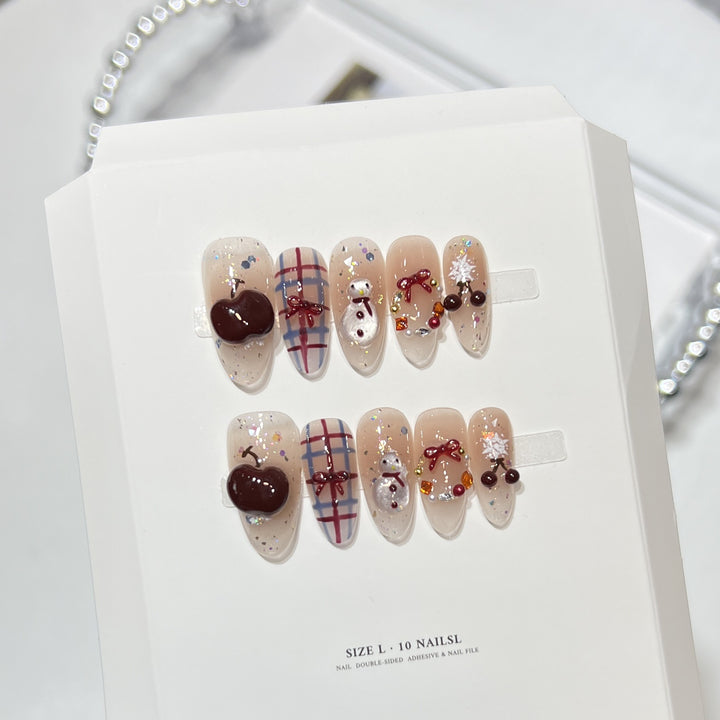 Festliches Saisonales Nagelkunst Set
