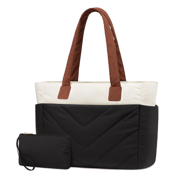 Multifunktionale Alltags-Tasche mit Abnehmbarer Kosmetiktasche Karnz