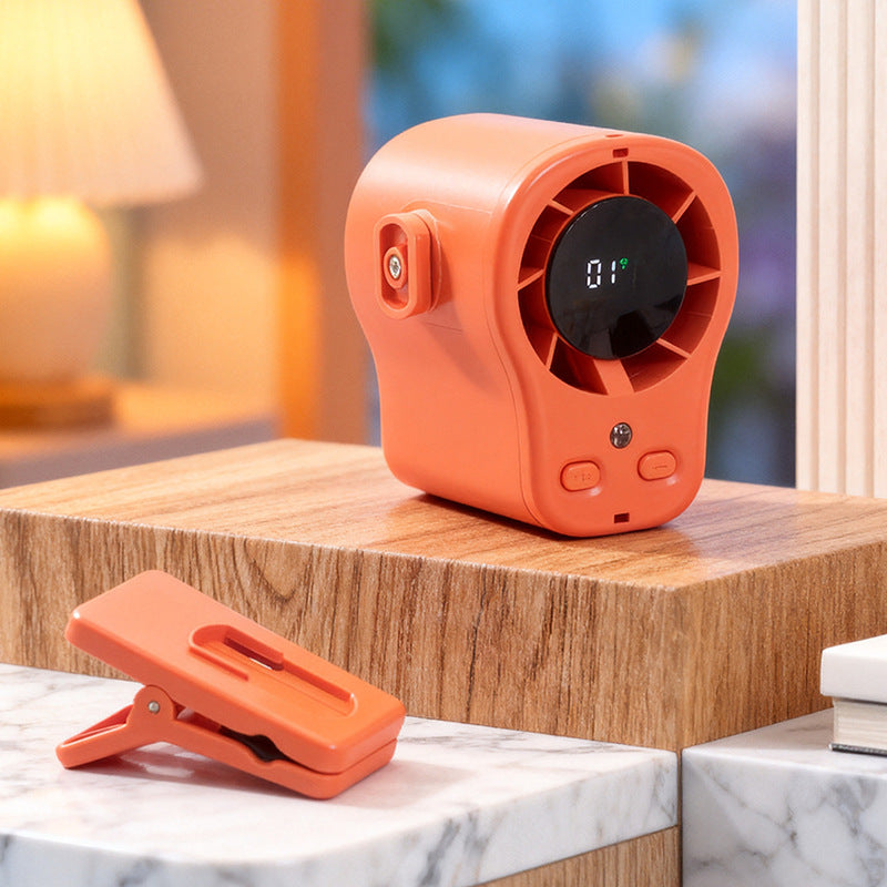 Damen Tragbarer Clipventilator mit LED-Anzeige Karnz
