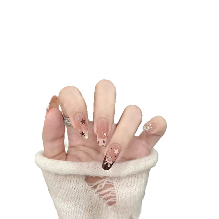 Handgemachte dekorative Press-On Nagelkollektion
