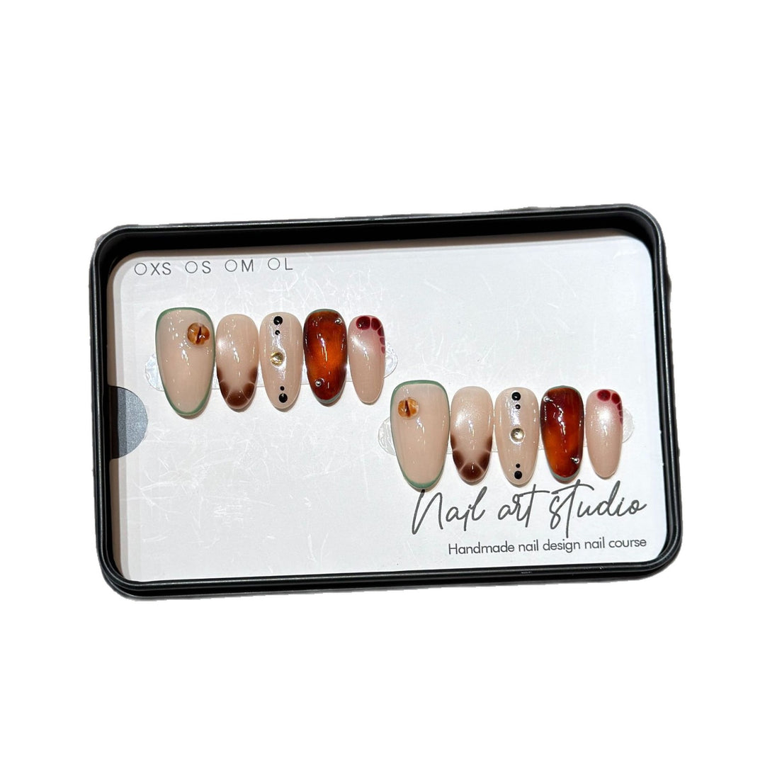 Handgemachtes Press-On Nail Art Set Karnz