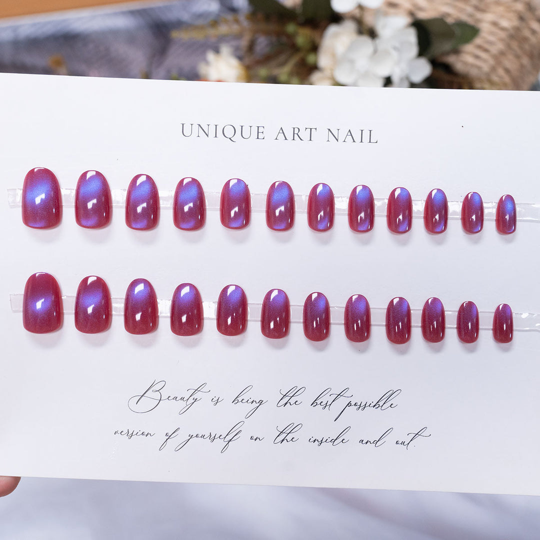 Ombre Glänzende Nagelkunst