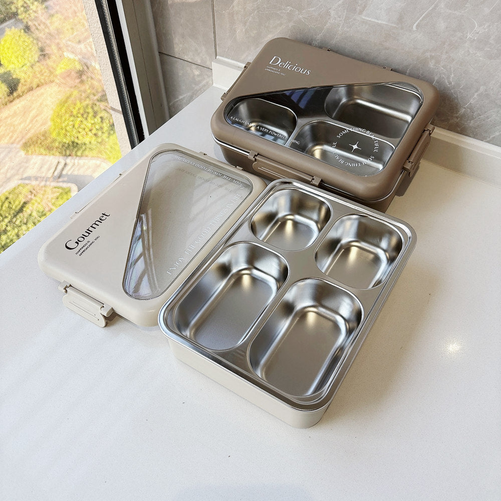 Edelstahl Multi-Compartment Lunchbox