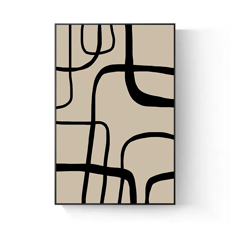 Abstrakte Geometrische Wandkunst Leinwand